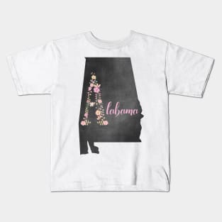 Alabama flower state Kids T-Shirt